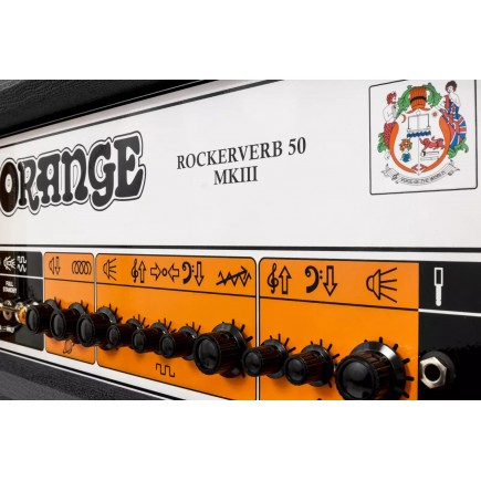 Orange RK50H MKIII Dwukanałowy wzmacniacz lampowy, 50W klasa A/B, czarny